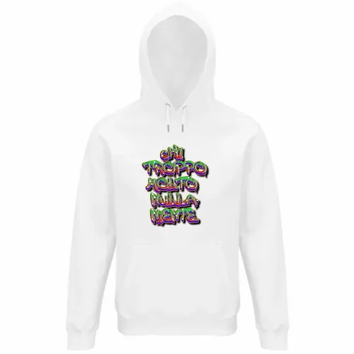 Felpa Organica Unisex Cappuccio