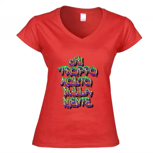 T-Shirt Donna Scollo V