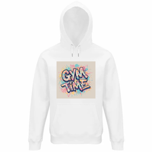 Felpa Organica Unisex Cappuccio