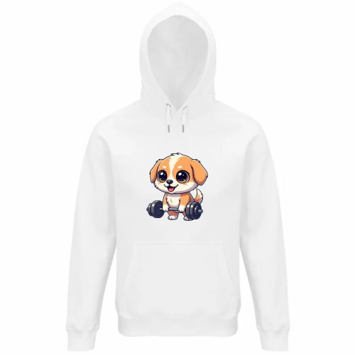 Felpa Organica Unisex Cappuccio
