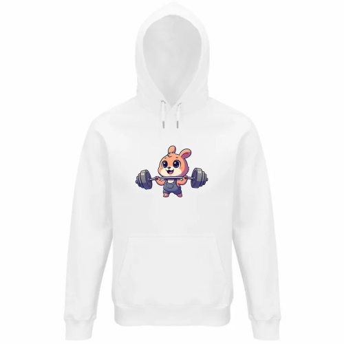 Felpa Organica Unisex Cappuccio