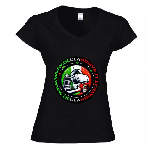 T-Shirt Donna Scollo V