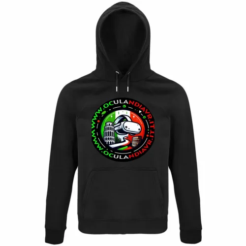 Felpa Organica Unisex Cappuccio