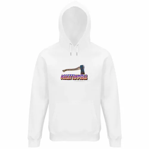 Felpa Organica Unisex Cappuccio