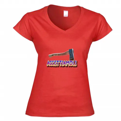 T-Shirt Donna Scollo V