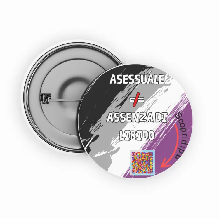 5 Spille parlanti Asex flag