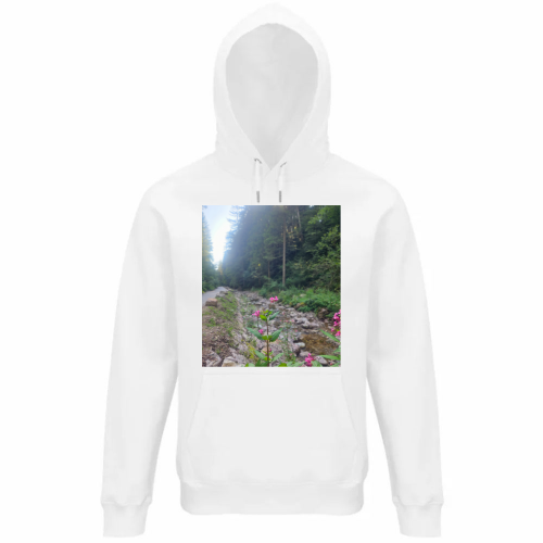 Felpa Organica Unisex Cappuccio
