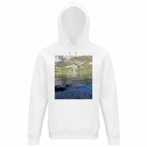 Felpa Organica Unisex Cappuccio