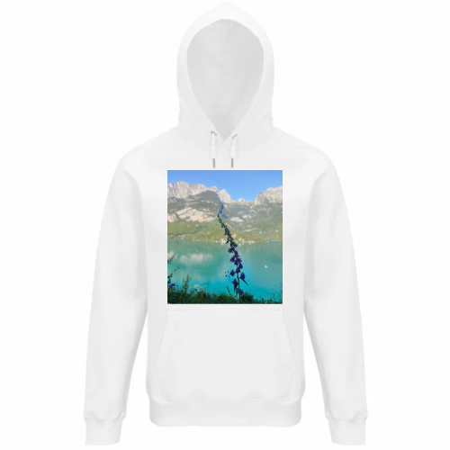 Felpa Organica Unisex Cappuccio