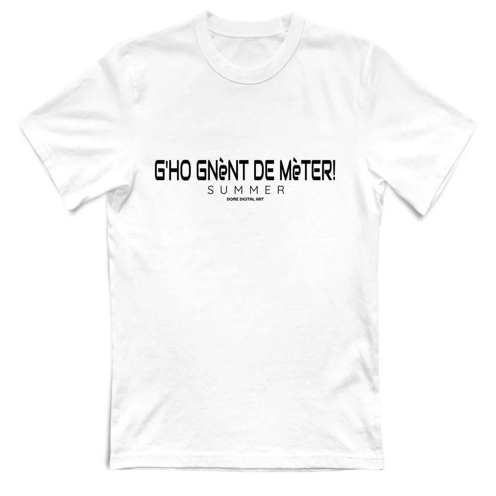 T-shirt gho gnent de meter Summer 2