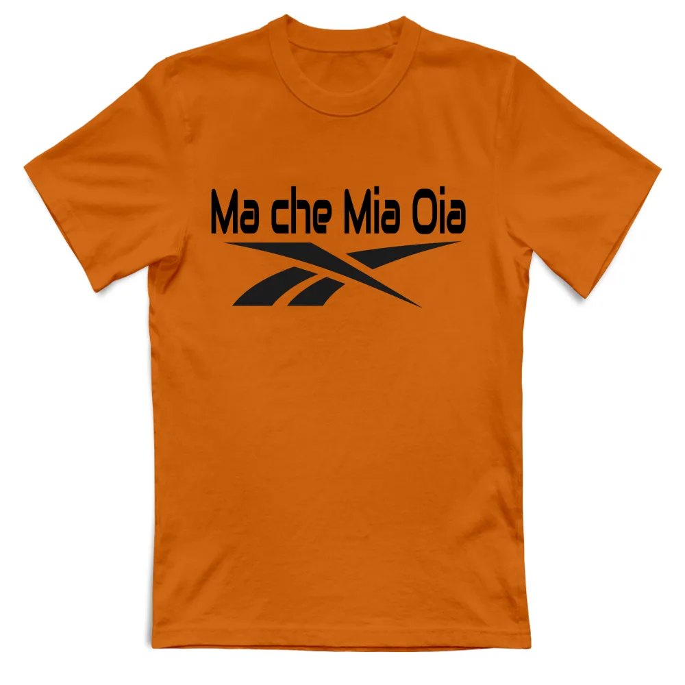 T-shirt sport Dialetto Bresciano ma che mia oia 1