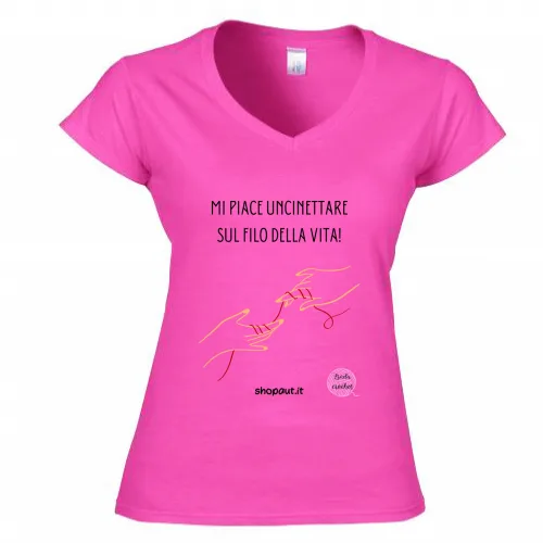 T-Shirt Donna Scollo V