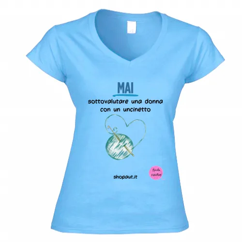 T-Shirt Donna Scollo V