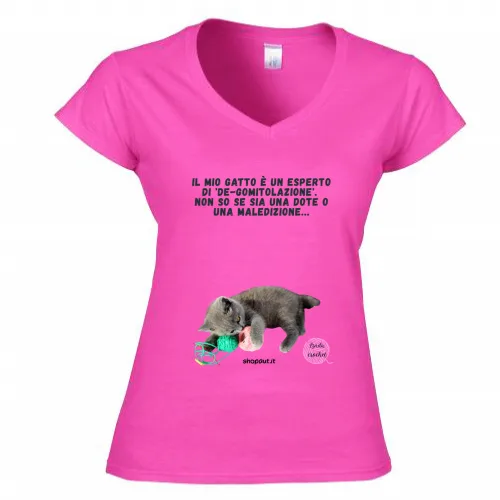 T-Shirt Donna Scollo V