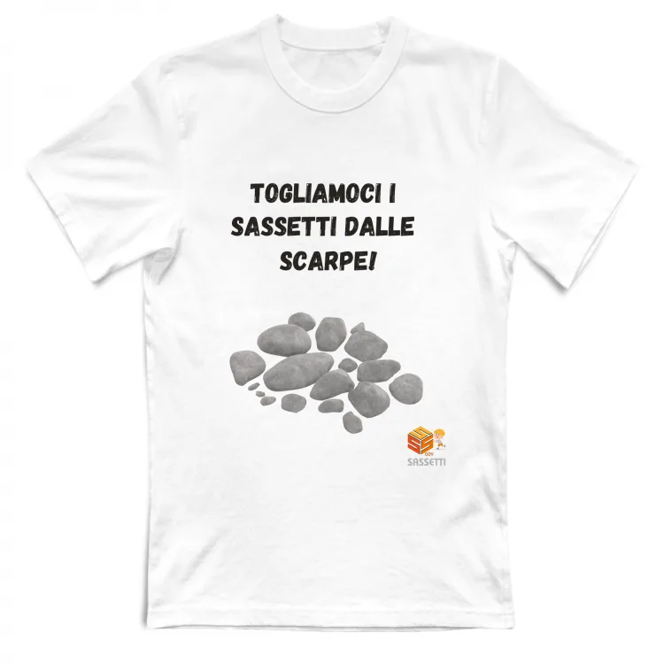 sassetti nelle scarpe