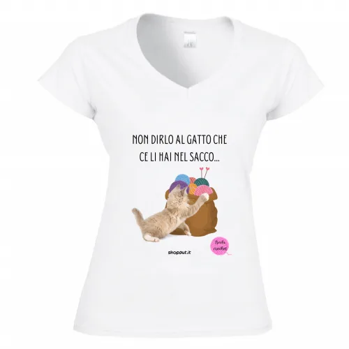 T-Shirt Donna Scollo V