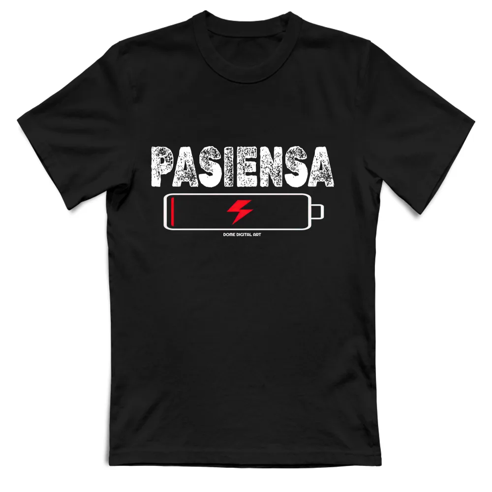 Pasiensa Zero T-Shirt 1 Dialetto Bresciano