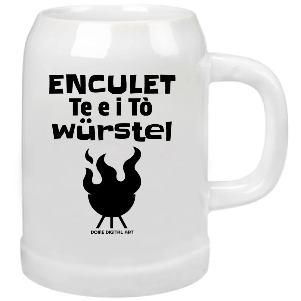Boccale Birra Enculet te e To Wurstel 1