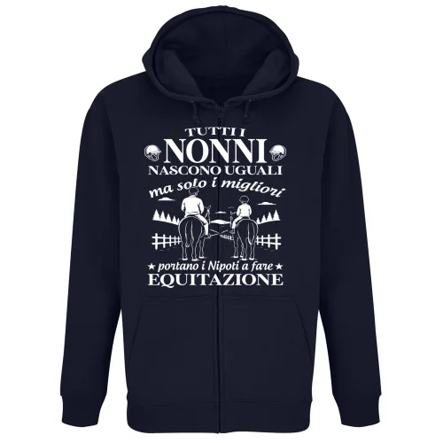 Felpa Premium Cappuccio Zip
