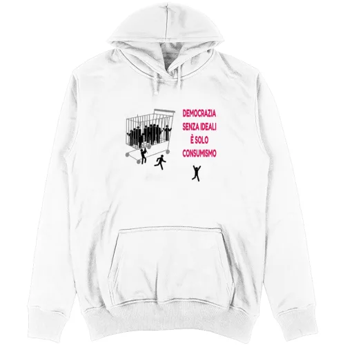 Felpa Unisex con Cappuccio