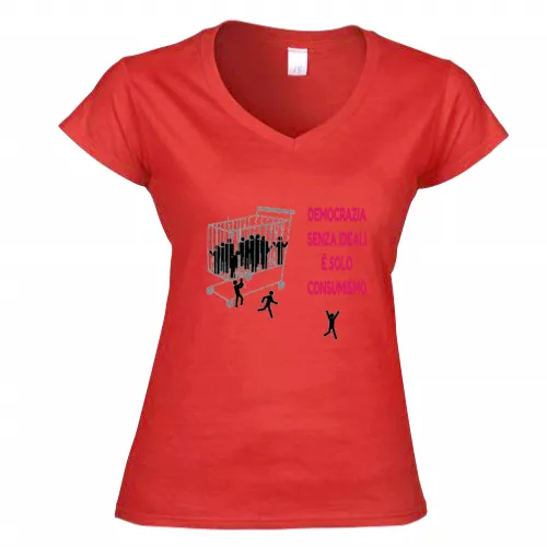 T-Shirt Donna Scollo V