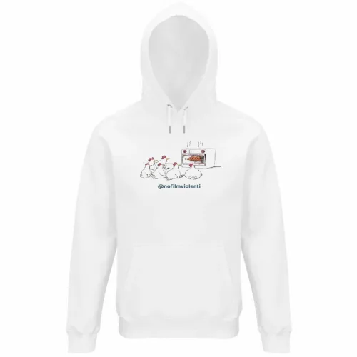 Felpa Organica Unisex Cappuccio
