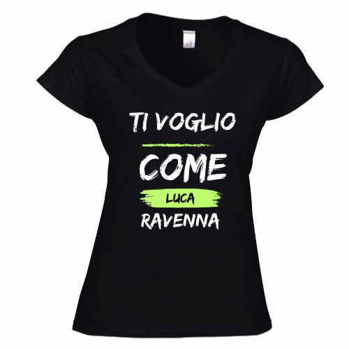 T-Shirt Donna Scollo V