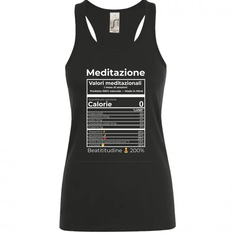 Meditazione Tabella Nutrizionale Donna