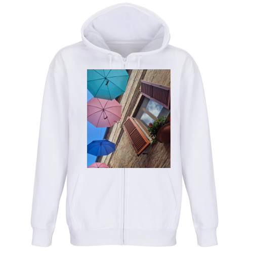 Felpa Premium Cappuccio Zip