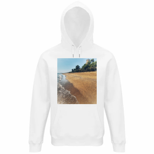 Felpa Organica Unisex Cappuccio