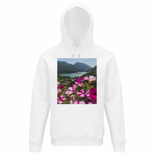 Felpa Organica Unisex Cappuccio