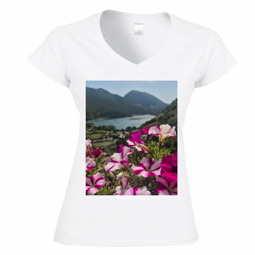 T-Shirt Donna Scollo V