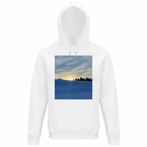 Felpa Organica Unisex Cappuccio