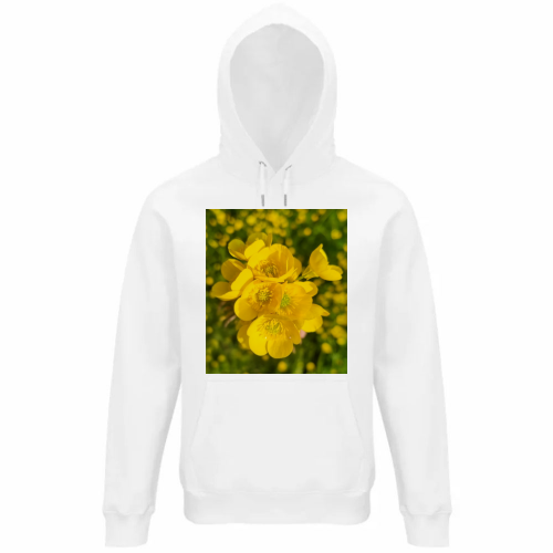 Felpa Organica Unisex Cappuccio