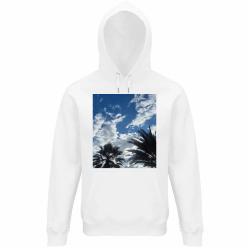 Felpa Organica Unisex Cappuccio