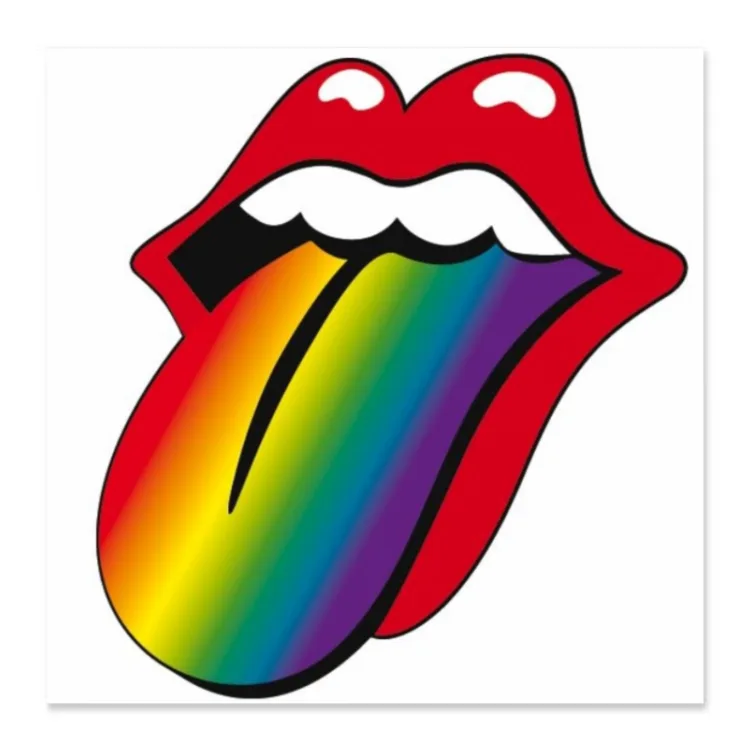 Rolling rainbow stones