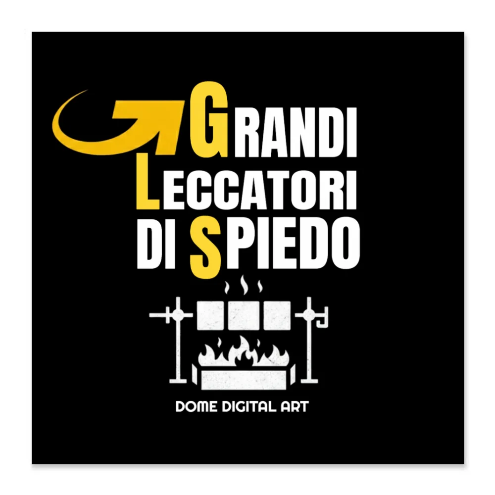 Adesivo 8cm Grandi Leccatori di Spiedo 1