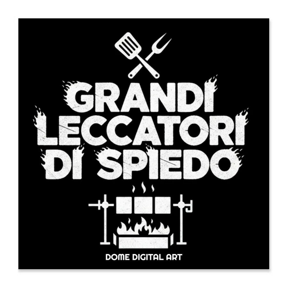 Adesivo 8cm Grandi Leccatori di Spiedo 3