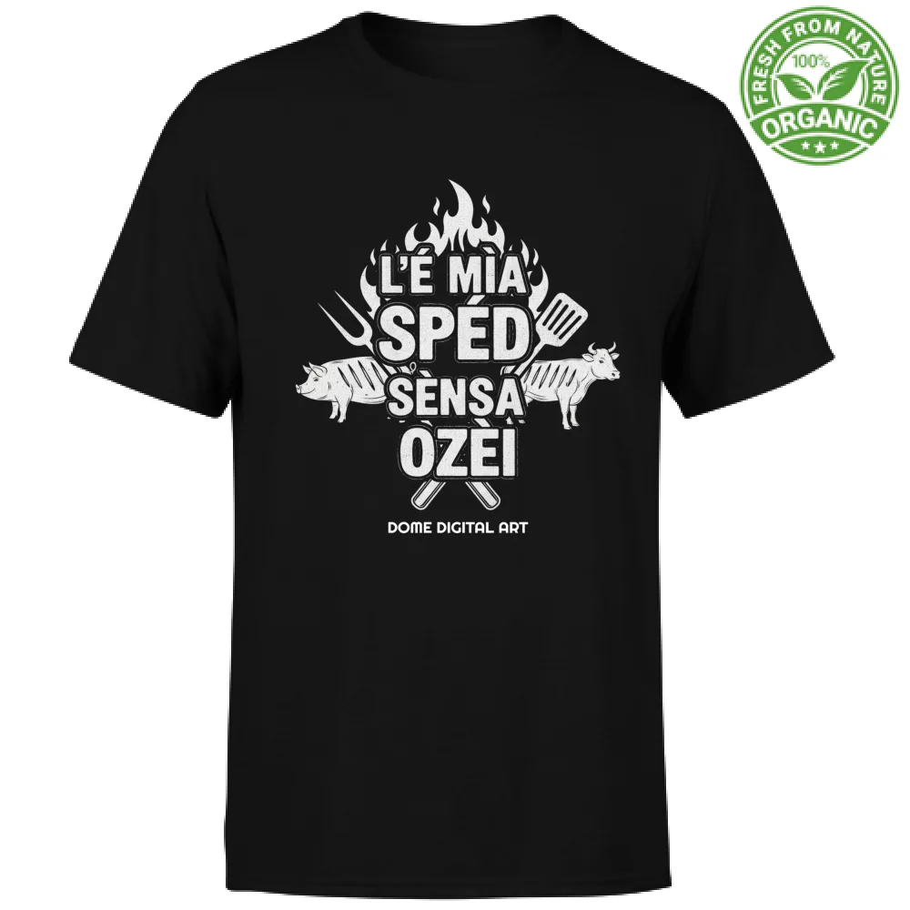 T-Shirt dialetto bresciano sped sensa ozei 2