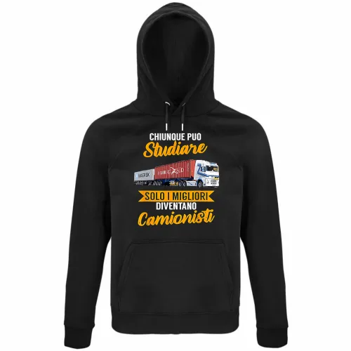 Felpa Organica Unisex Cappuccio