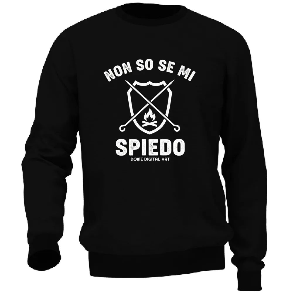 Felpa Non So Se Mi Spiedo 10