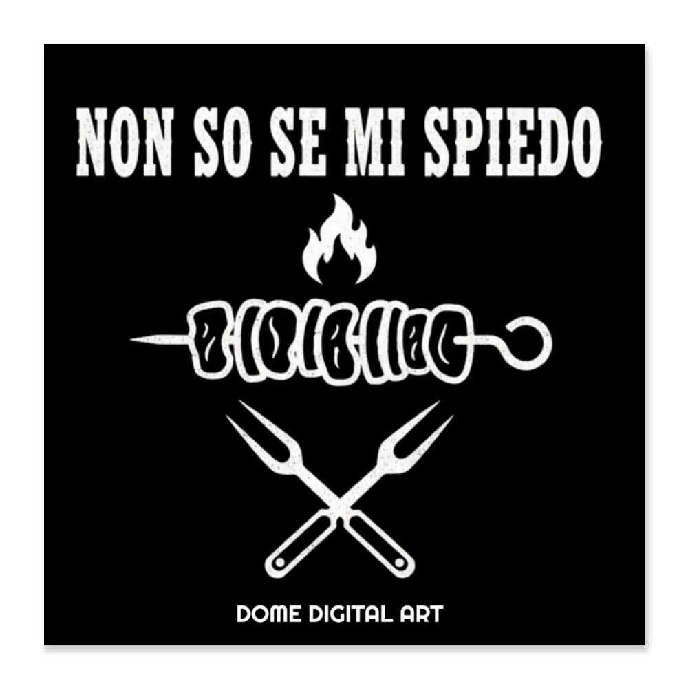 Adesivo 8cm Non So Se Mi Spiedo 11