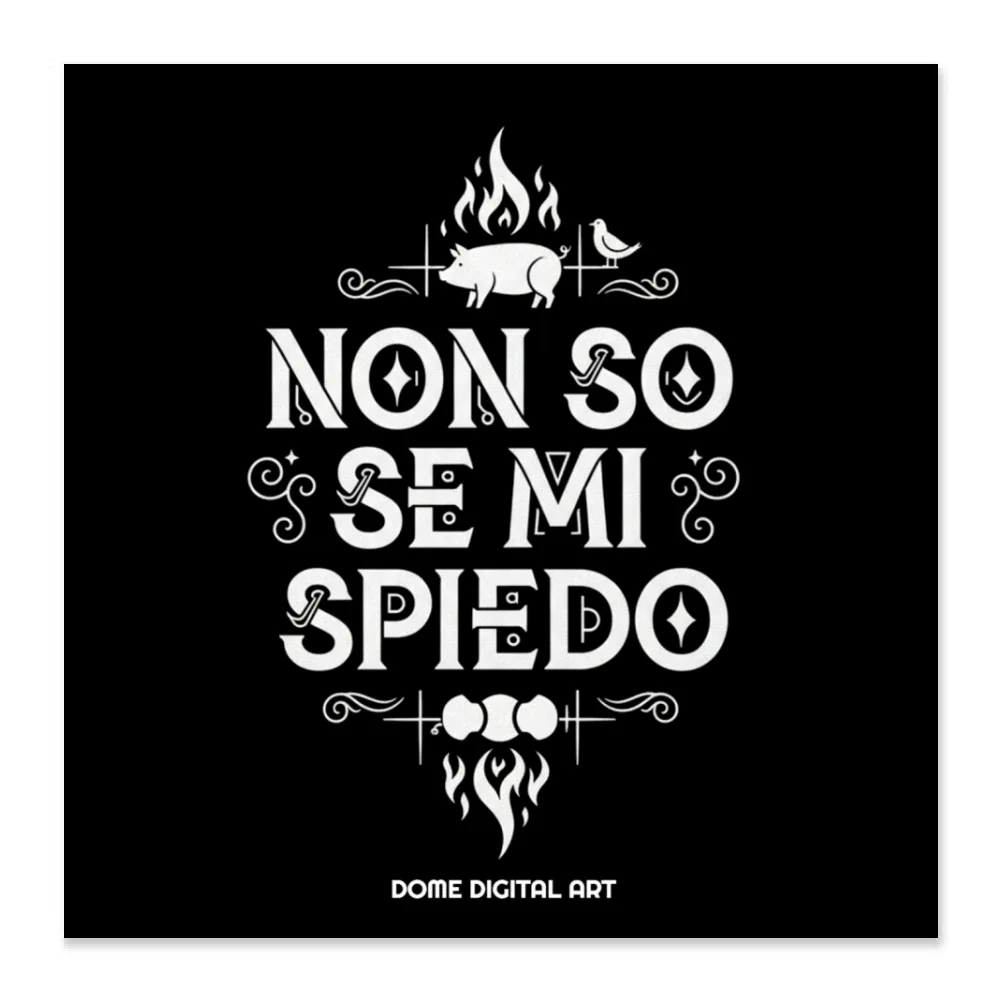 Adesivo 8cm Non So Se Mi Spiedo 12