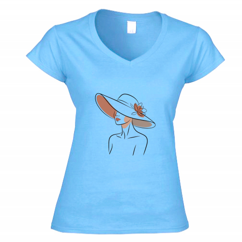 T-Shirt Donna Scollo V