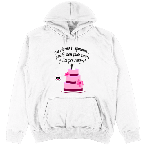 Felpa Unisex con Cappuccio