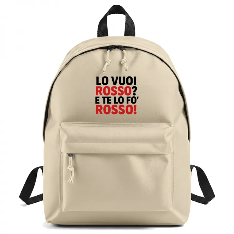 Zaino lo vuoi rosso?