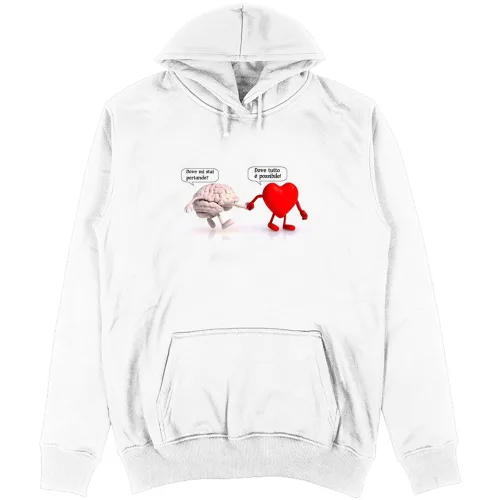 Felpa Unisex con Cappuccio