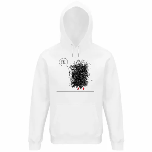 Felpa Organica Unisex Cappuccio