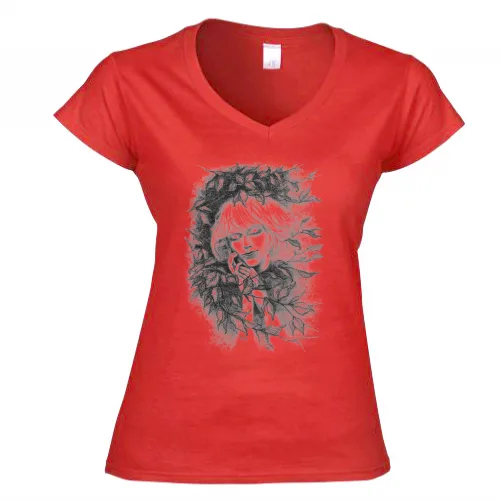 T-Shirt Donna Scollo V