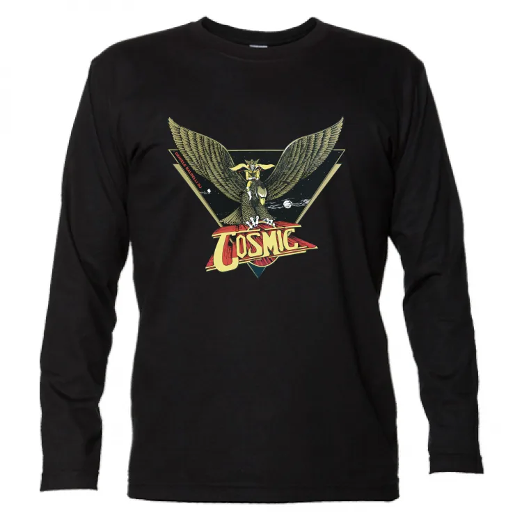 maglia maniche lunghe discoteca cosmic aquila